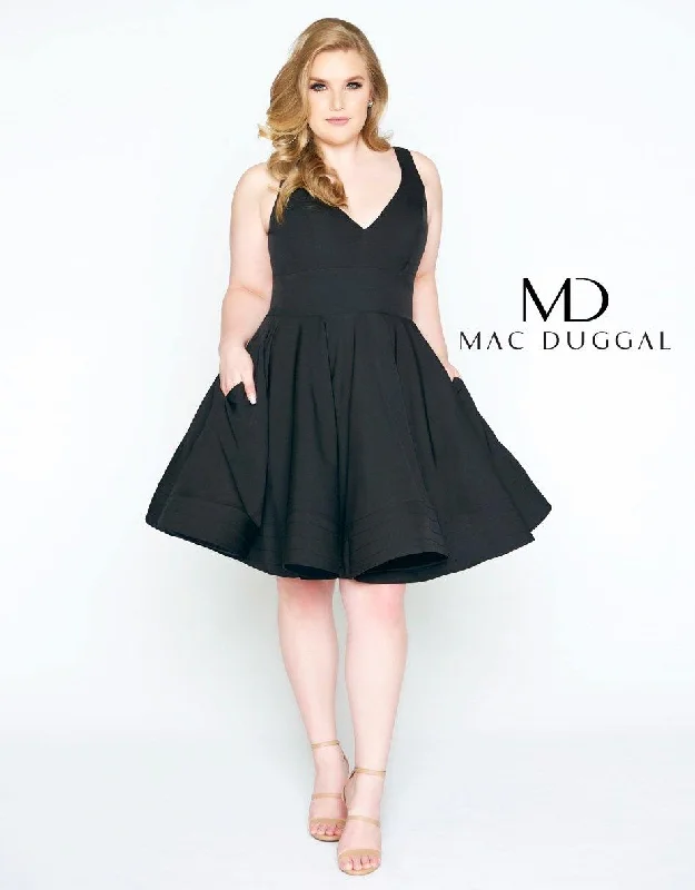 Gorgeous Party Dress Mac Duggal Sleeveless Short Dress Sale