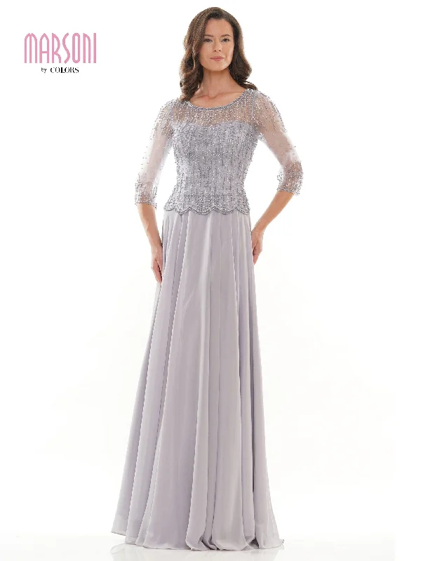 Modern Ball Gown Marsoni Long Formal Mother of the Bride Dress 312