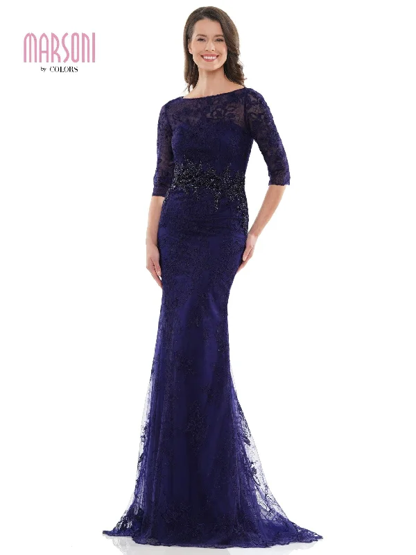 Regal Ball Gown Marsoni Long Mother of the Bride Lace Dress Sale