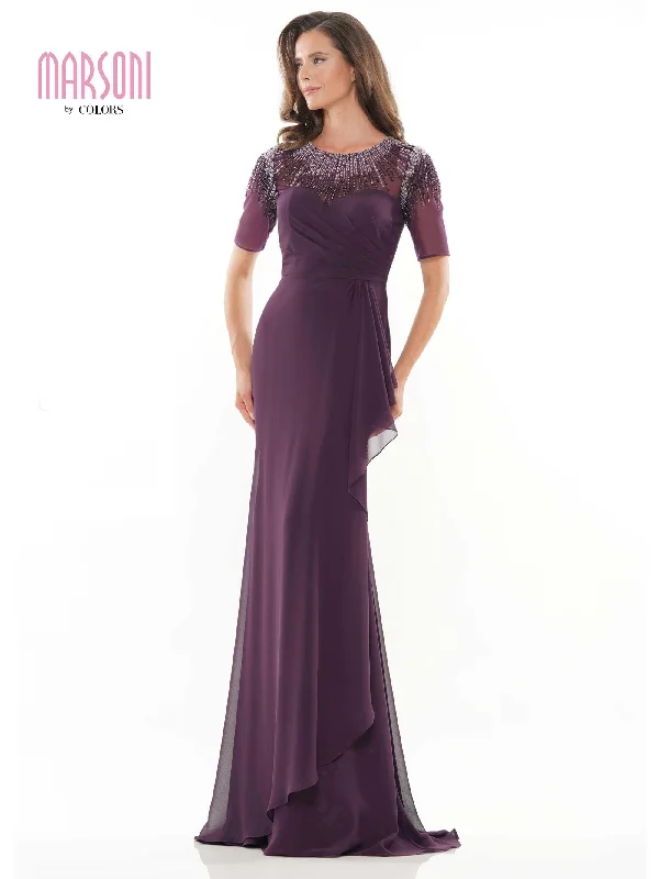 Trendy Party Dress Marsoni Mother of the Bride Beaded Long Gown 1161