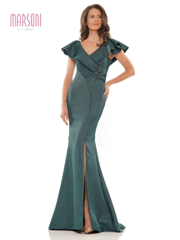 Bold Red Dress Marsoni Mother of the Bride Long Formal Gown 1190