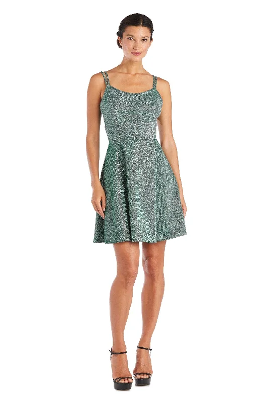 Floor-Length Satin Dress Morgan & Co 12730 Homecoming Prom Short Dress
