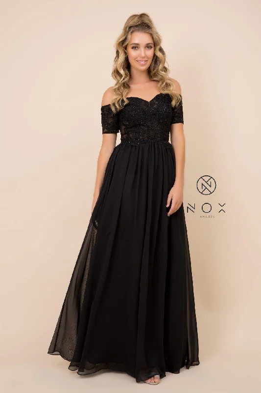 Trendy Party Dress Long Off The Shoulder Prom Dress