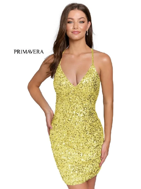 Elegant Beaded Dress Primavera Couture Homecoming Short Prom Dress 3352