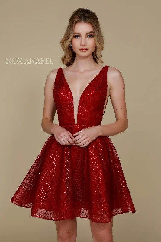 Lavish Evening Gown Prom Short Sleeveless Homecoming Glitter Dress Sale