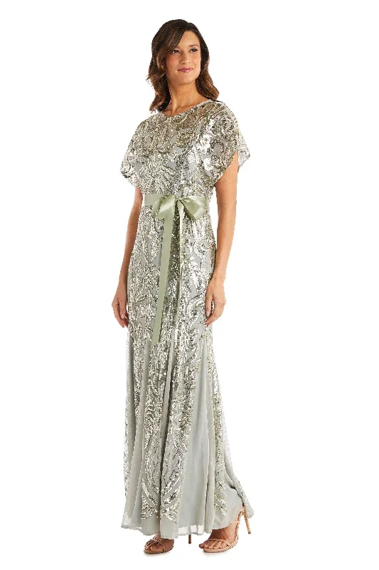 Chic Maxi Dress R&M Richards 7141 Long Formal Evening Dress Sale
