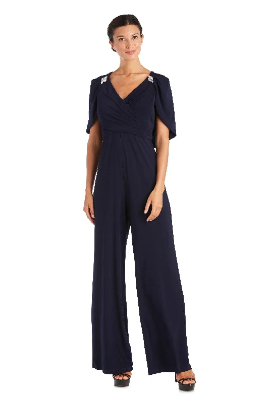 Puffy Formal Dress R&M Richards 2460 One Piece Jumpsuit