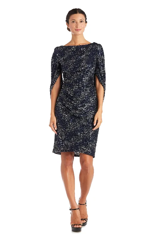 Formal Red Dress R&M Richards 7541 Short Dress Cocktail