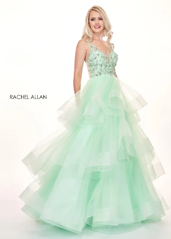 Tulle Skirt Dress Rachel Allan Long Prom Dress Ball Gown