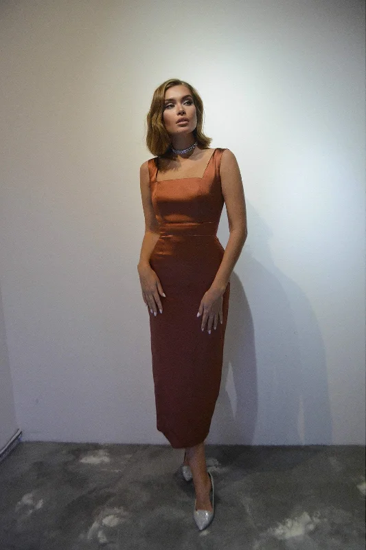 Navy Blue Gown Amber