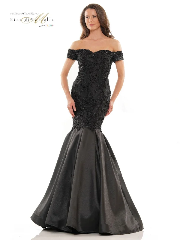 Elegant Wedding Gown Rina di Montella Long Formal Mermaid Dress 2783
