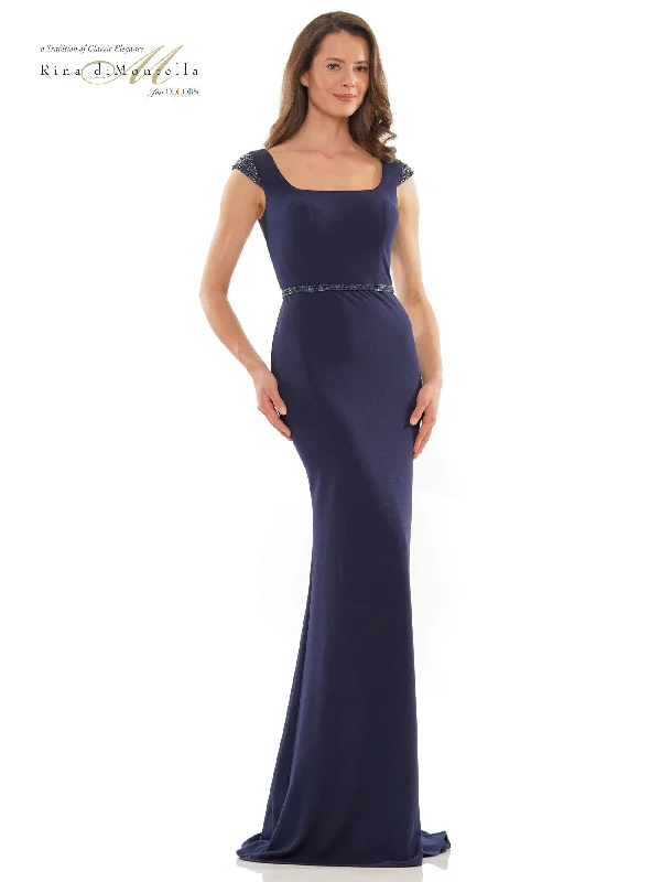 Elegant Tulle Gown Rina di Montella Long Mother of the Bride Gown 2762