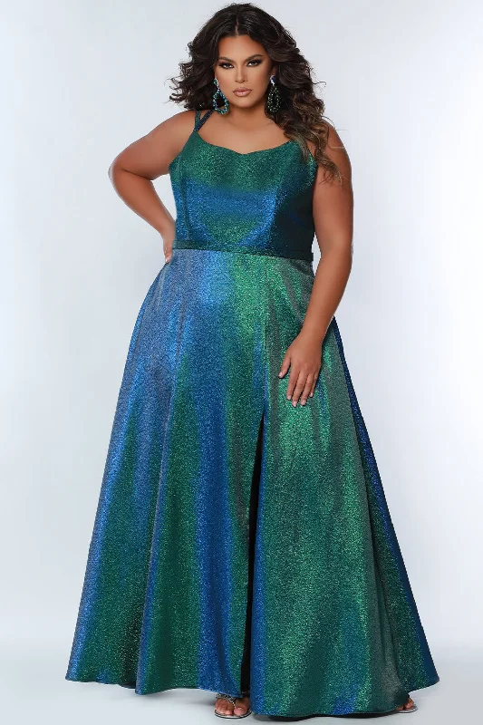 Draped Satin Gown Change My Mind Prom Dress