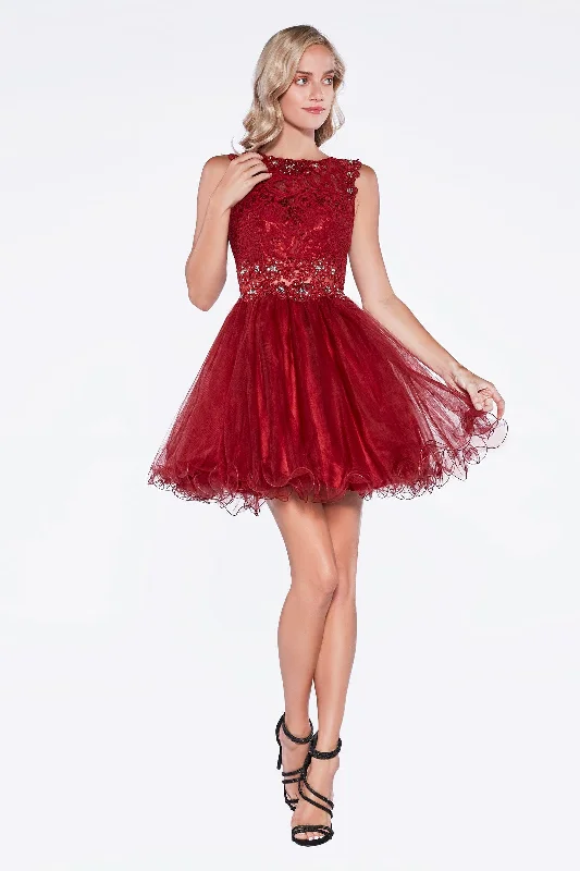 Unique Cocktail Dress Cinderella Divine CD0117 Homecoming Short Dress Beaded Lace Cocktail Prom Unique Cocktail Dress Cinderella Divine CD0117 Homecoming Short Dress Beaded Lace Cocktail Prom