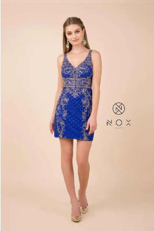 Party Ready Dress Royal S Short Sleeveless Formal Prom Dress Homecoming Sale