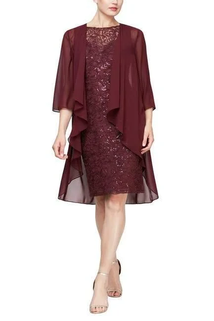 Open Back Dress Ignite Evenings Short Mother of the Bride Dress 9120248