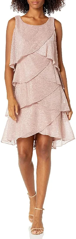 Empire Waist Gown SL Fashions 9155122 Sleeveless Short Dress