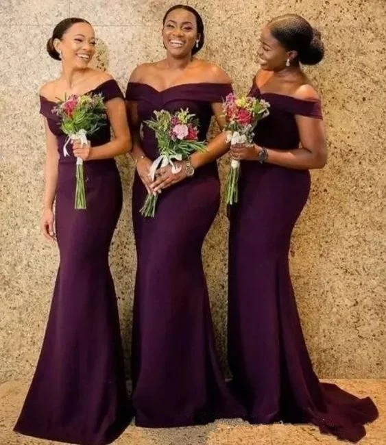 Subtle Shine Dress South African Bridesmaid Dresses For Women Mermaid Off The Shoulder Purple Long Cheap,DS4035 Subtle Shine Dress South African Bridesmaid Dresses For Women Mermaid Off The Shoulder Purple Long Cheap,DS4035