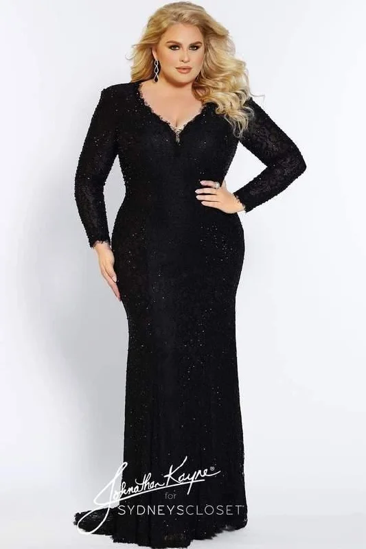 Fitted Formal Dress Sydneys Closet Plus Size Formal Prom Long Dress