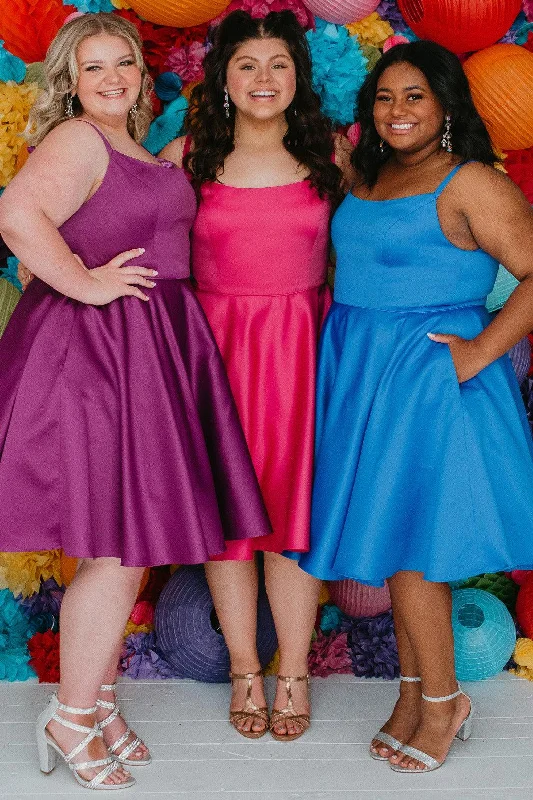 Fashionista’s Dream Dress Sydneys Closet SC8115 Prom Short Plus Size Homecoming Dress