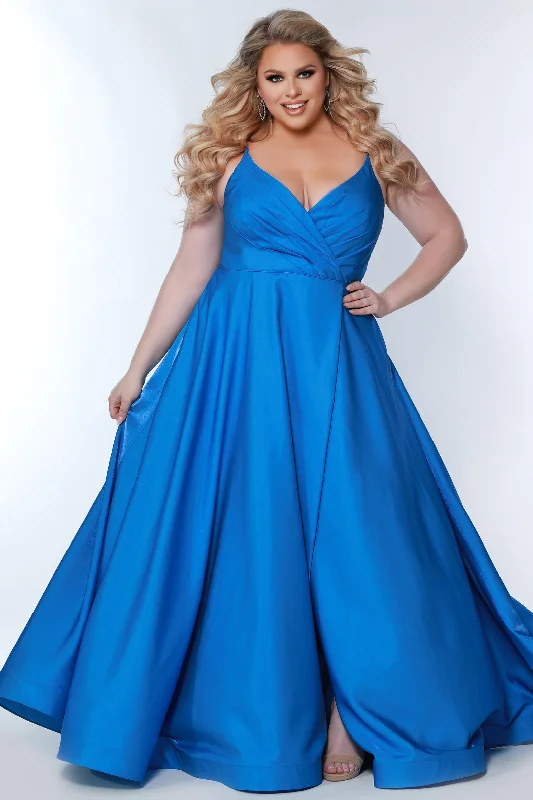 Eye-Catching Satin Gown TE2103