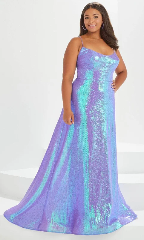 Unique Formal Dress Tiffany Designs by Christina Wu 16043 - Sequined A-Line Prom Gown