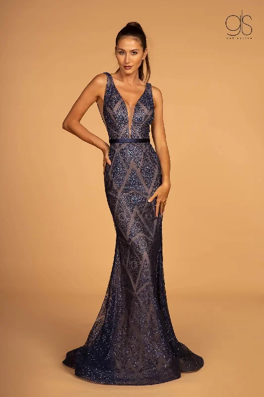 Delicate Lace Dress Prom Sexy Formal Beaded Evening Long Dress