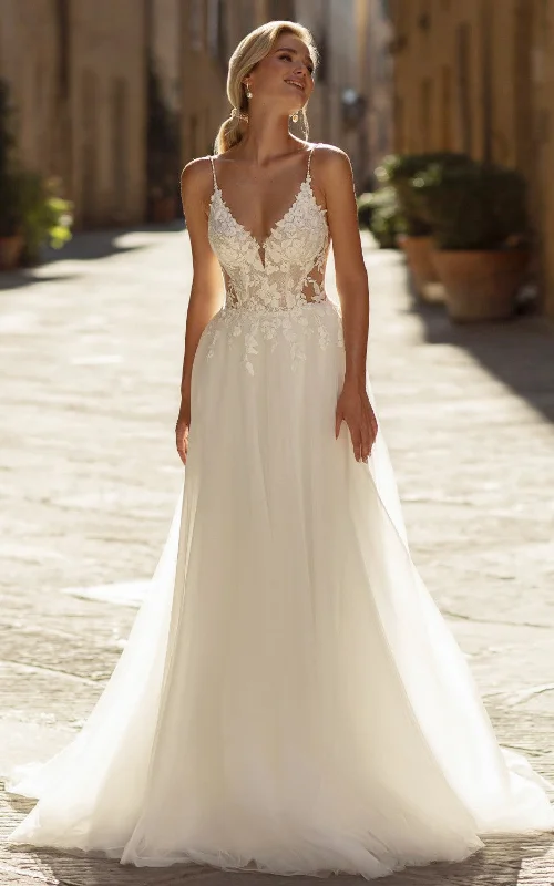 Formal Red Dress A-Line Spaghetti Lace Bohemian Country Wedding Dress With Open Back And Appliques-716656 Formal Red Dress A-Line Spaghetti Lace Bohemian Country Wedding Dress With Open Back And Appliques-716656
