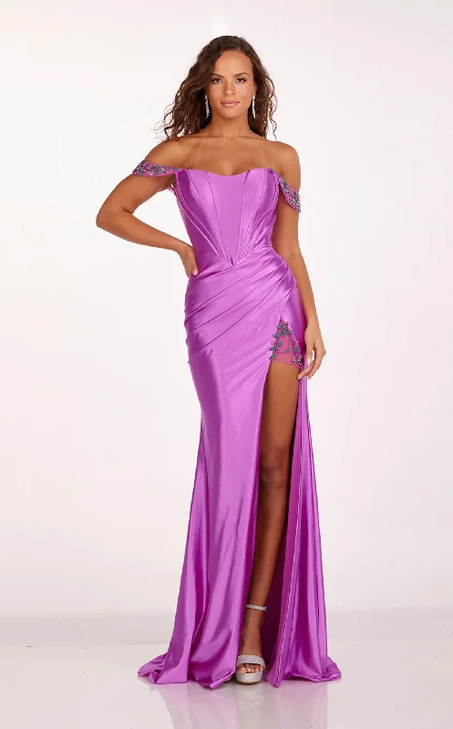 Regal Velvet Gown Abby Paris 90206 Dress