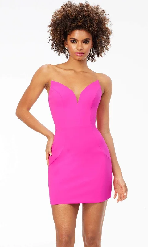 Fashionista’s Dream Dress Ashley Lauren 4539 - Edgy Sweetheart Cocktail Dress