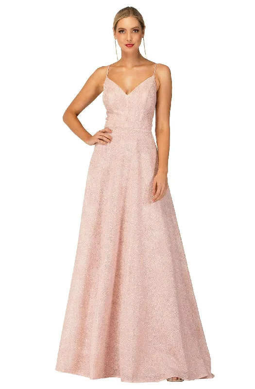 Trendy Evening Gown Cecilia Couture - 2118 Floral Detailed A-line Long Dress
