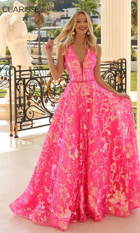 Floor-Length Satin Dress Clarisse 810458