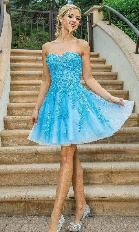 Unique Cocktail Dress Dancing Queen - 3271 Sweetheart A-Line Cocktail Dress