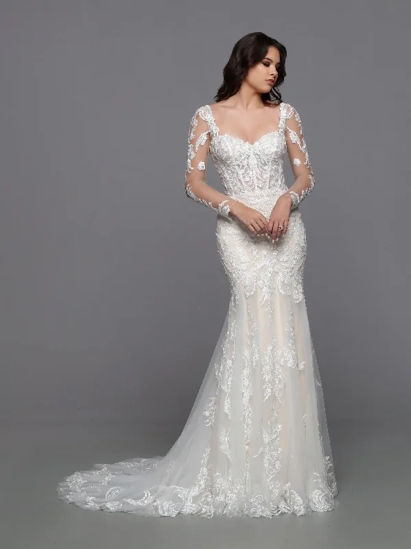 Vintage Lace Dress Davinci Bridal 50774 Long Sleeve Sheer Corset Lace Mermaid Wedding Dress Bridal Gown Vintage Lace Dress Davinci Bridal 50774 Long Sleeve Sheer Corset Lace Mermaid Wedding Dress Bridal Gown