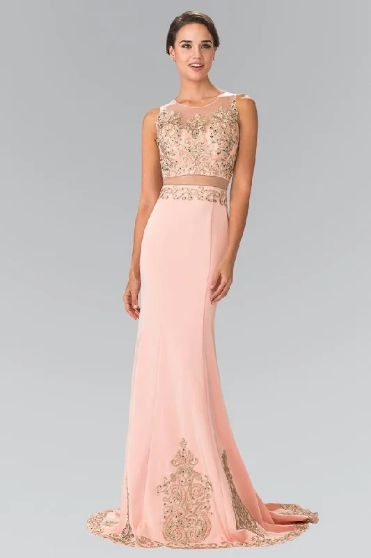 Royal Inspired Gown Elizabeth K - GL2248 Embroider Two Piece Long Dress