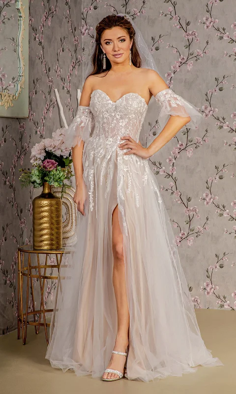 Floral Embroidery Dress GLS by Gloria GL3427