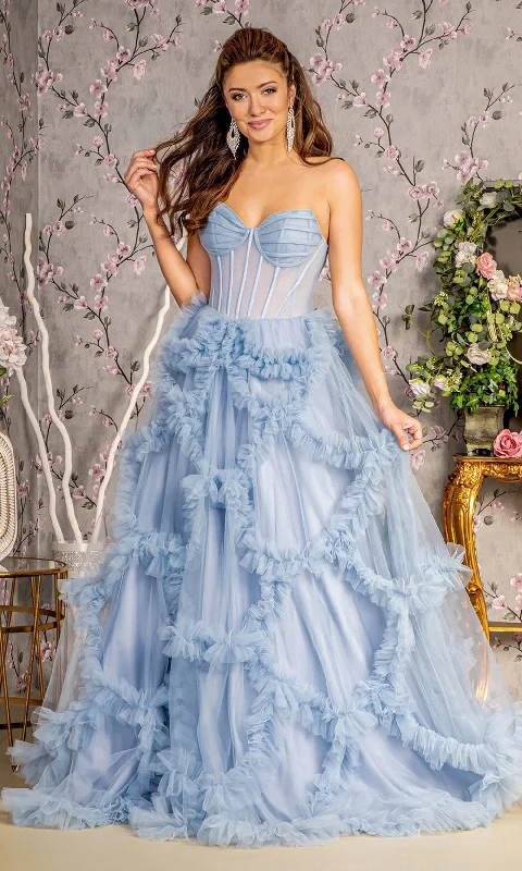 Applique Gown GLS by Gloria GL3455