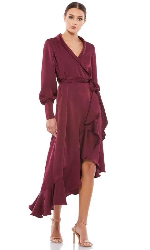 Draped Formal Dress Ieena Duggal 12506 - High Low Evening Dress