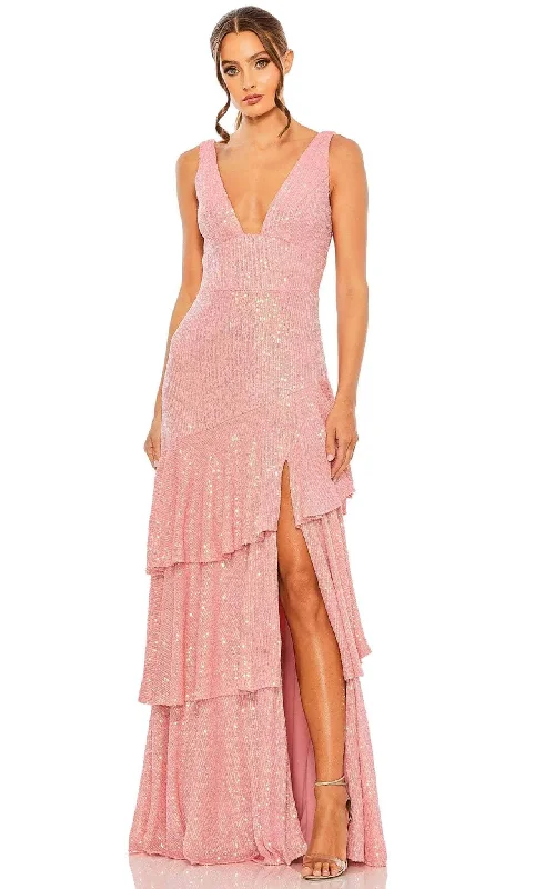 Fashionable Formal Dress Ieena Duggal 27046 - Asymmetrical Ruffle Skirt Sleeveless Dress Fashionable Formal Dress Ieena Duggal 27046 - Asymmetrical Ruffle Skirt Sleeveless Dress