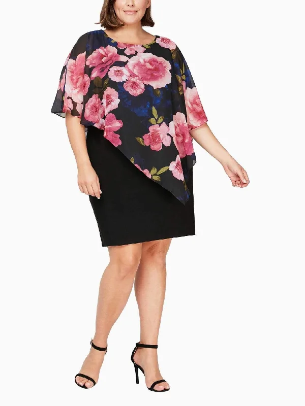 Navy Blue Gown Ignite Evenings Short Dress Sale