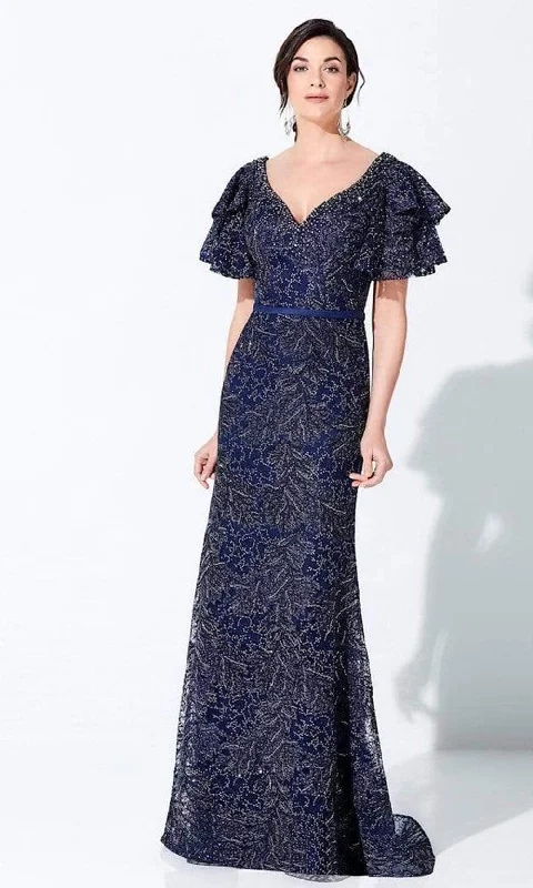 Gorgeous Party Dress Ivonne D by Mon Cheri - 220D21 Ruffled Bell Sleeve Embroidered Gown Gorgeous Party Dress Ivonne D by Mon Cheri - 220D21 Ruffled Bell Sleeve Embroidered Gown