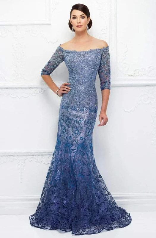 Cinderella Style Dress Ivonne D for Mon Cheri - 118D07 Ombre Sequined Tulle Mother of the Groom Gown