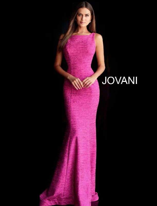 Vivid Color Gown Jovani 45830 Formal Fitted Prom Long Dress