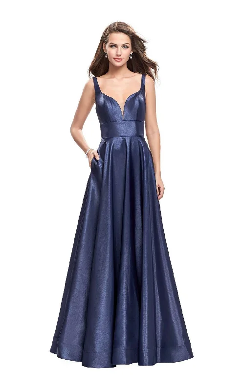 Elegant Ruffle Dress La Femme 26015 Dress