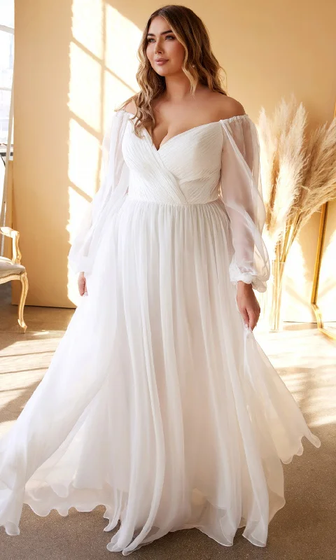 Artistic Embroidered Dress Cinderella Divine CD243WC