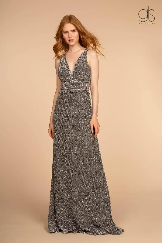 Brocade Formal Dress Long Open Back Prom Formal Evening Dress
