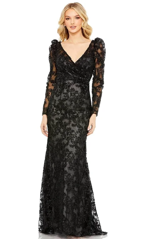 Trendy Party Dress Mac Duggal 11324 - Embroidered Lace Evening Dress