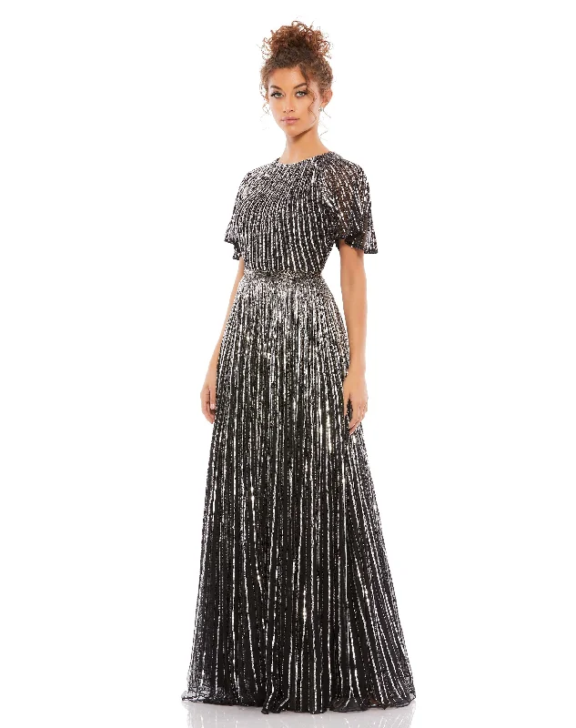 Chic Satin Dress Mac Duggal 4913 Dress