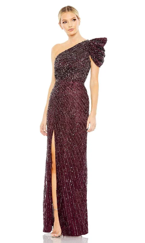 Perfect Prom Dress Mac Duggal - 5622 Draped Sleeve Sequin Gown