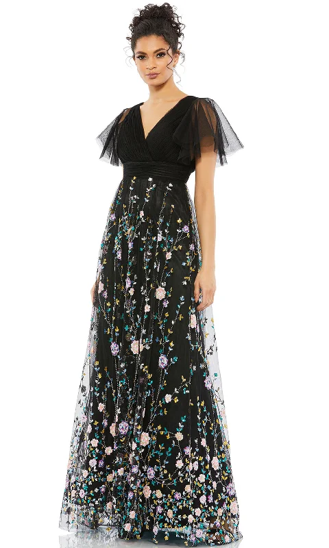 Statement Sleeve Dress Mac Duggal 67889